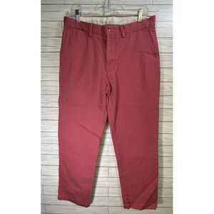 Polo‎ Ralph Lauren Men's Classic-Fit Pink/Red Chino Cotton Golf Pants Sz 33x30